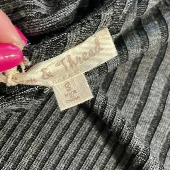 Hem and Thread grey sleeveless dress size small NWT - Picture 6 of 7